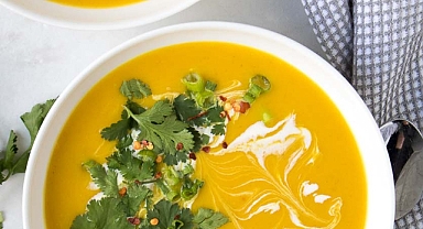 Curried Butternut Squash Soup