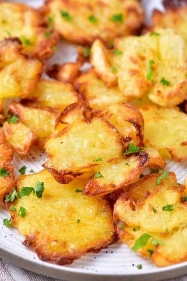 Air Fryer Smashed Potatoes