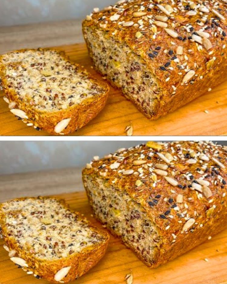 Quick Oatmeal Bread for breakfast! No flour, no sugar, no oil, no