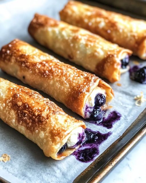 Blueberry Cream Cheese Egg Rolls Recipe Useful Tips