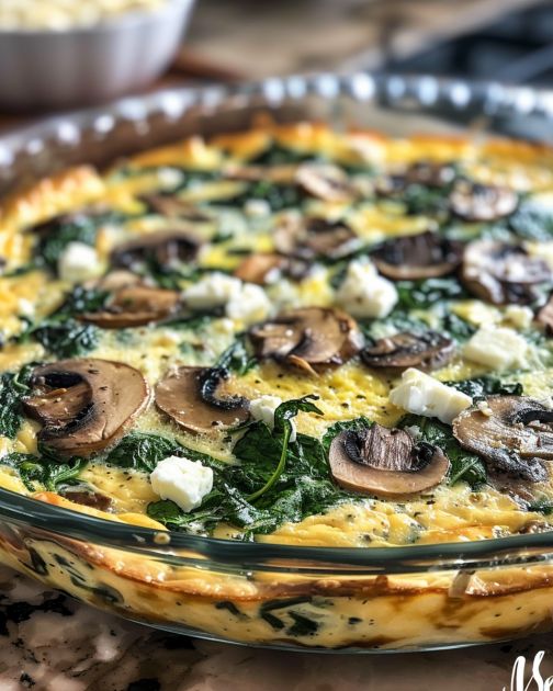 Spinach Mushroom Feta Crustless Quiche Recipe - Useful Tips