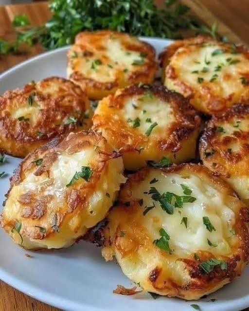 Cheesy Potato Medallions Recipe
