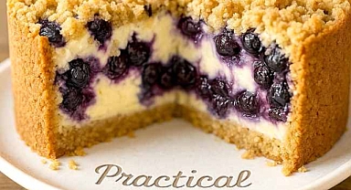 Blueberry Cream Cheese Crumb Cake Recipe