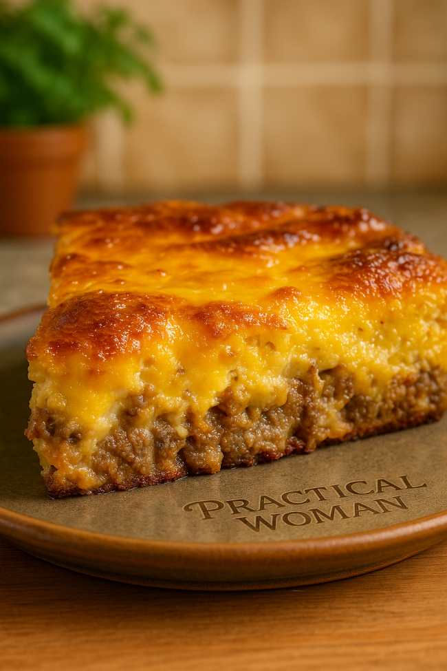 Southern Style Cheeseburger Pie Recipe