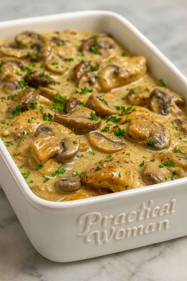 Baked Chicken Stroganoff Recipe