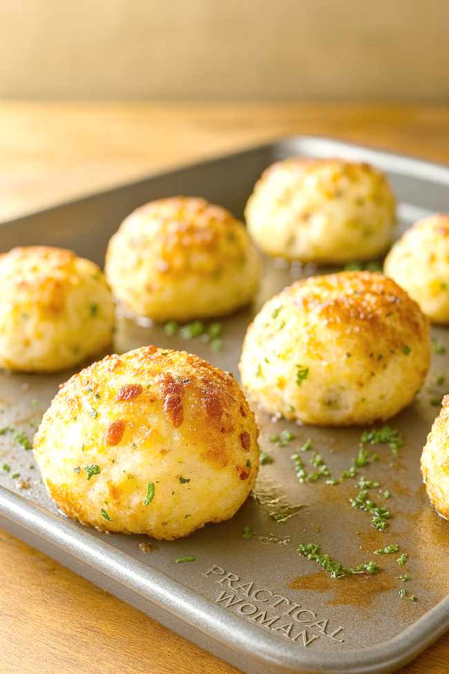 Herb-Infused Baked Potato Balls with Parmesan Recipe