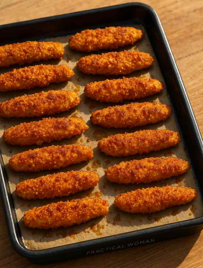 Oven-Baked Spicy Panko Chicken Strips Recipe