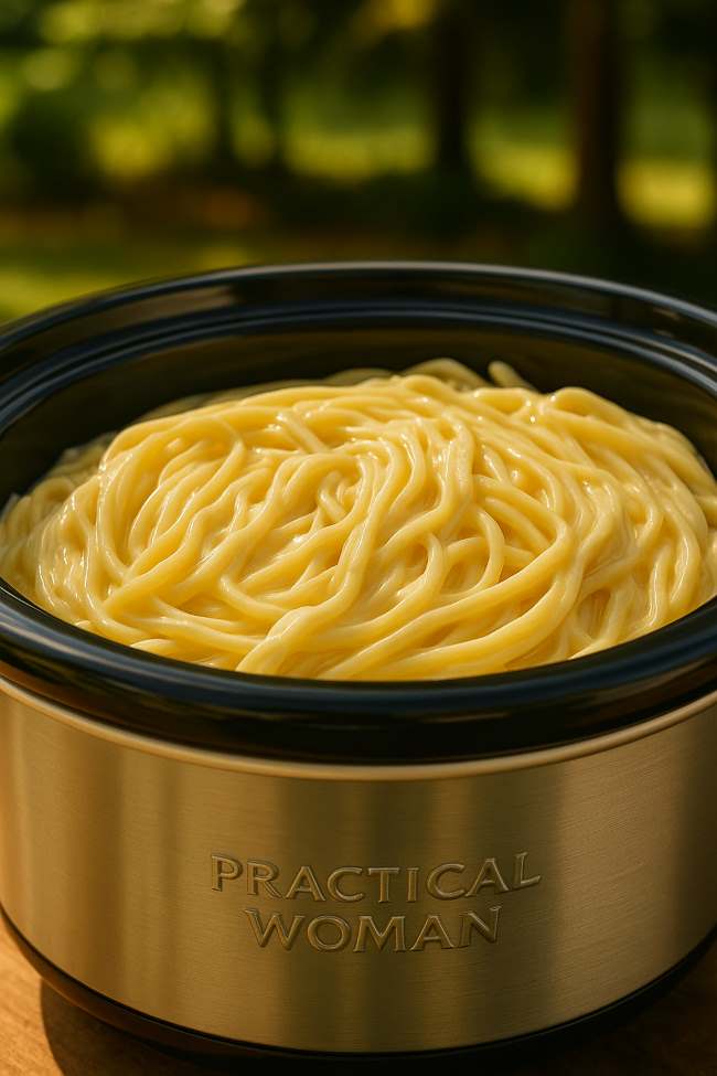 Slow Cooker Creamy Alfredo Pasta Recipe