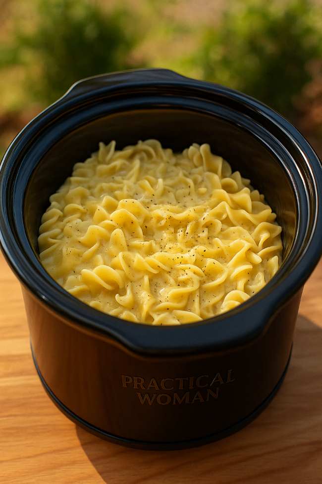 Buttery Noodle Bake Recipe