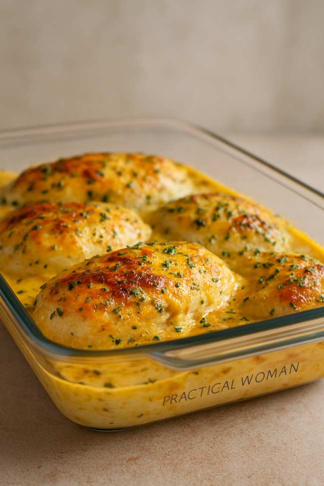 Amish Creamy Chicken Oven Casserole Recipe