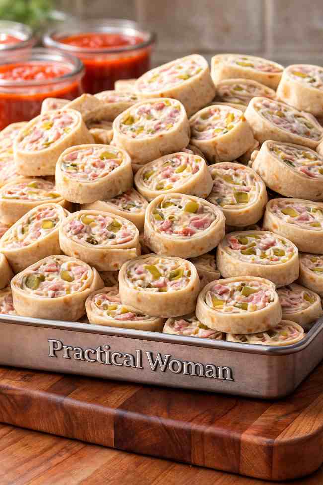 Vegetable Cream Cheese Tortilla Roll Ups Recipe