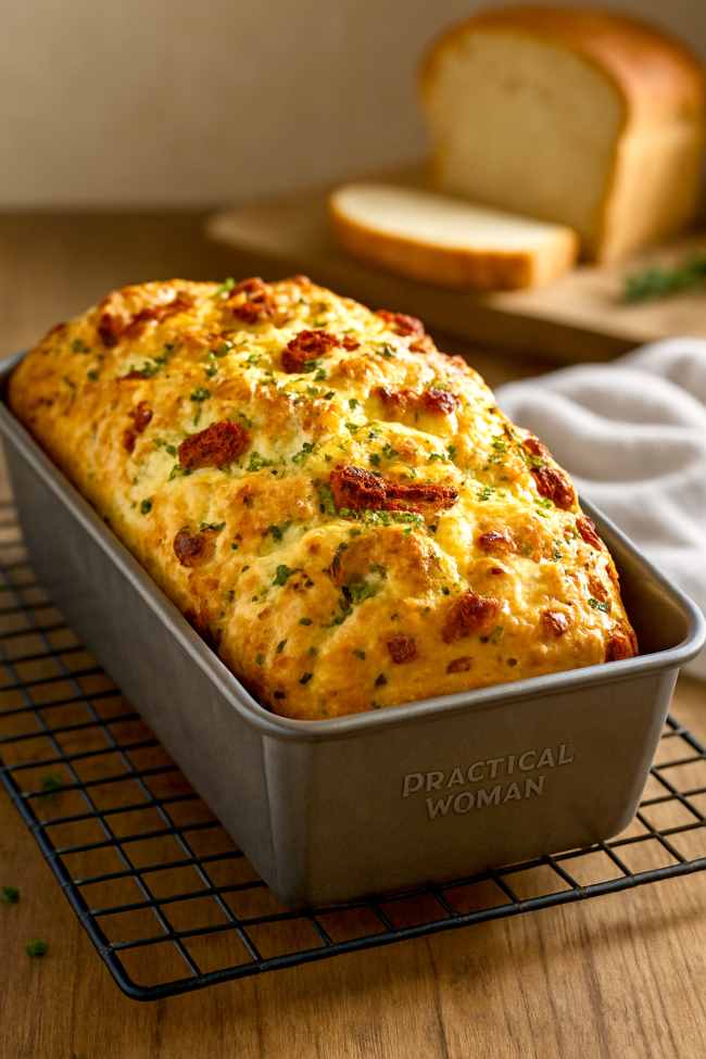 Oven Baked Sun-Dried Tomato and Herb Bread Recipe