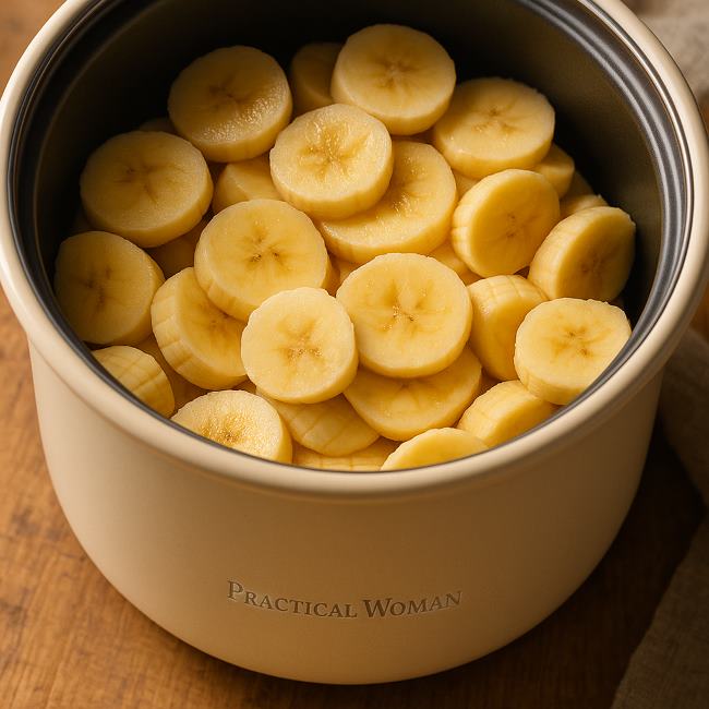 Slow Cooker 5-Ingredient Banana Foster Pudding Recipe