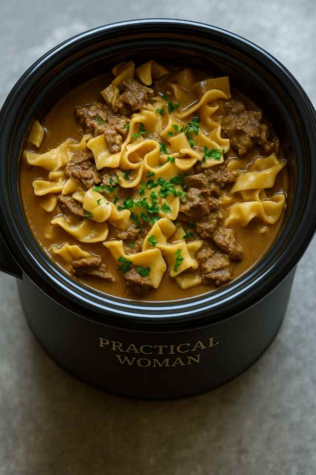 Amish Creamy Beef and Noodles Recipe