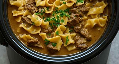 Amish Creamy Beef and Noodles Recipe