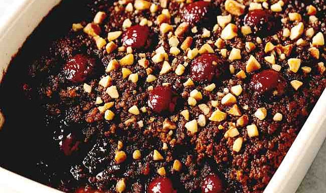 Chocolate Cherry Dessert Casserole