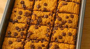 Chocolate Chip Pumpkin Bars Recipe