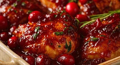 Cranberry Chicken Holiday Casserole Recipe
