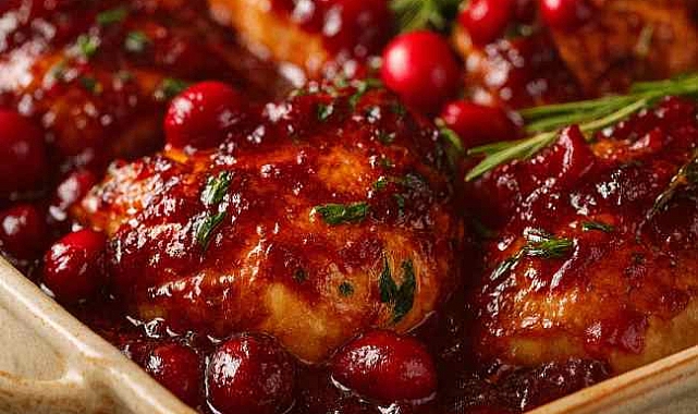Cranberry Chicken Holiday Casserole Recipe