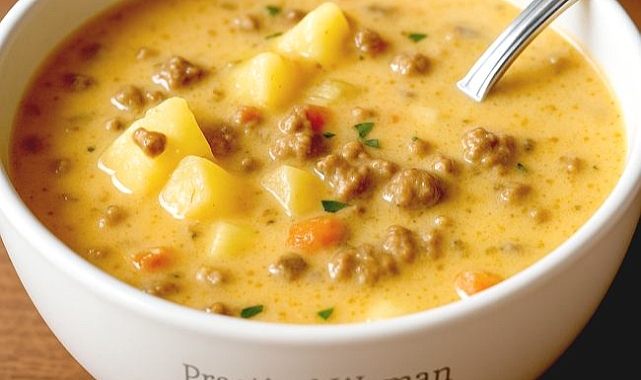 Creamy Cheeseburger Soup Recipe