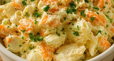 Creamy Seafood Salad with Imitation Crab Recipe
