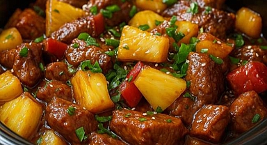 Hoisin Pork with Pineapple and Bell Peppers Recipe
