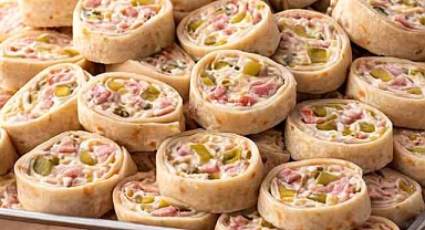 Vegetable Cream Cheese Tortilla Roll Ups Recipe