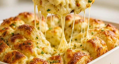 Cheesy Pull-Apart Potluck Casserole Recipe