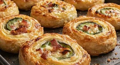 Jalapeño Popper Bacon Pinwheels Recipe