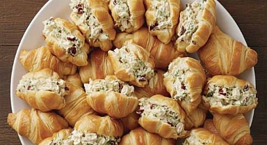 Mini Chicken Salad Croissant Sandwiches Recipe