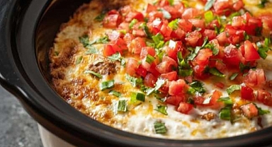 Slow Cooker 3-Ingredient Queso Dip Recipe