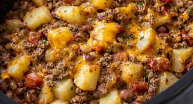 Slow Cooker Cowboy Casserole Recipe