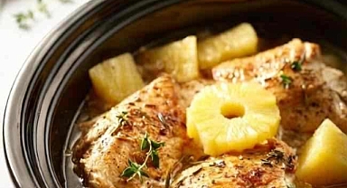 Chicken & Cream Cheese with Pineapple Rings Recipe