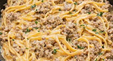 Garlic Butter Beef Pasta Recipe
