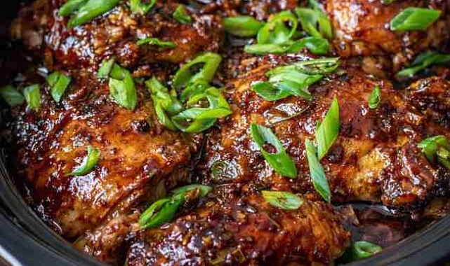 Slow Cooker Teriyaki Chicken Thighs Recipe