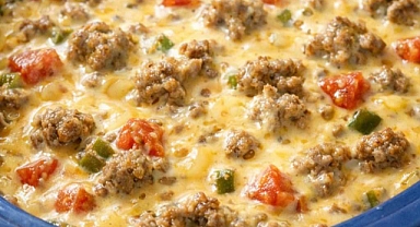 4-Ingredient Sausage Cheese Dip Recipe