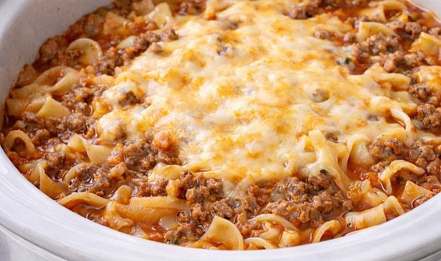 Amish Country Tomato Beef Casserole Recipe