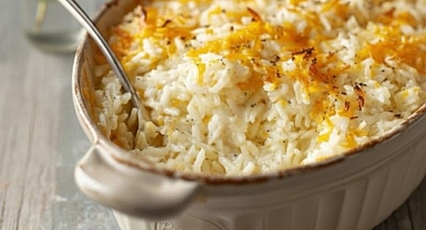 Baked Cheese-and-Rice Church Casserole Recipe