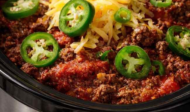 Chili Con Queso with Ground Beef Recipe