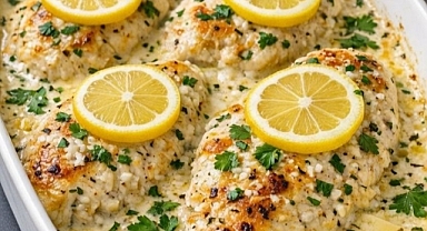 Creamy Lemon Chicken Bake Recipe