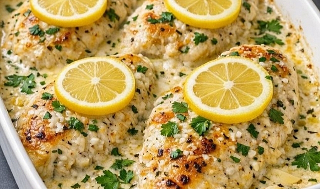 Creamy Lemon Chicken Bake Recipe