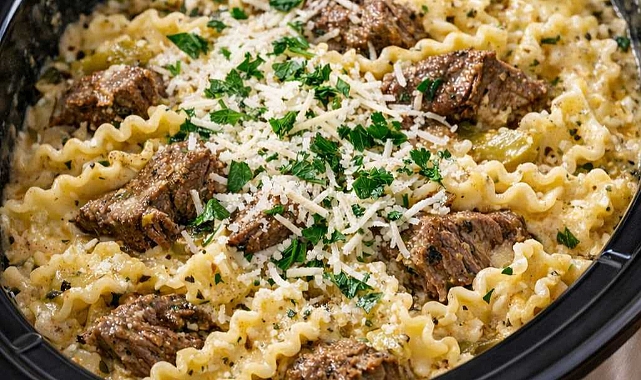 Creamy Pepperoncini Beef Mafalda Recipe