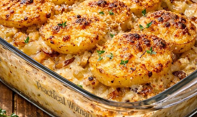 Creamy Pour-Over Baked Potatoes Recipe