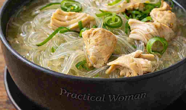 Hawaiian Chicken Long Rice Soup Recipe