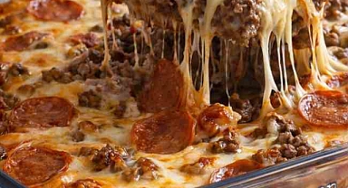 Meat Lovers Pizza Casserole Recipe