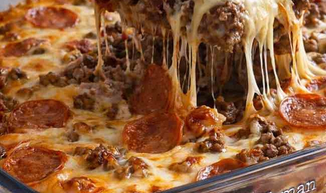 Meat Lovers Pizza Casserole Recipe