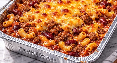 Oven Baked 3-Ingredients Chili Mac Casserole Recipe