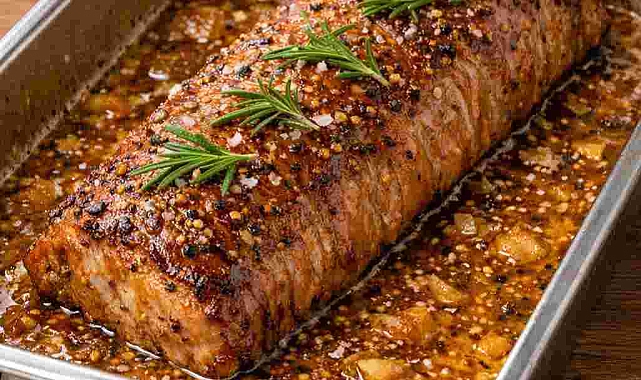 Simple Maple Mustard Oven-Baked Pork Tenderloin Recipe