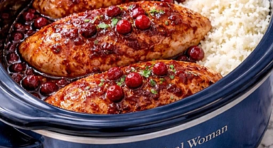 Slow Cooker Amish Cranberry Chicken Recipe