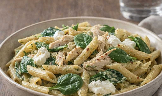 Spinach Artichoke Chicken Penne Recipe
